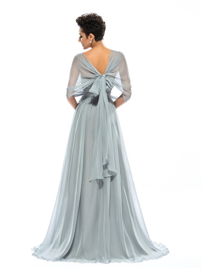 Garš Līnija Dolman piedurknēm Ballīte Elegants Piedurknēm Vakartērps