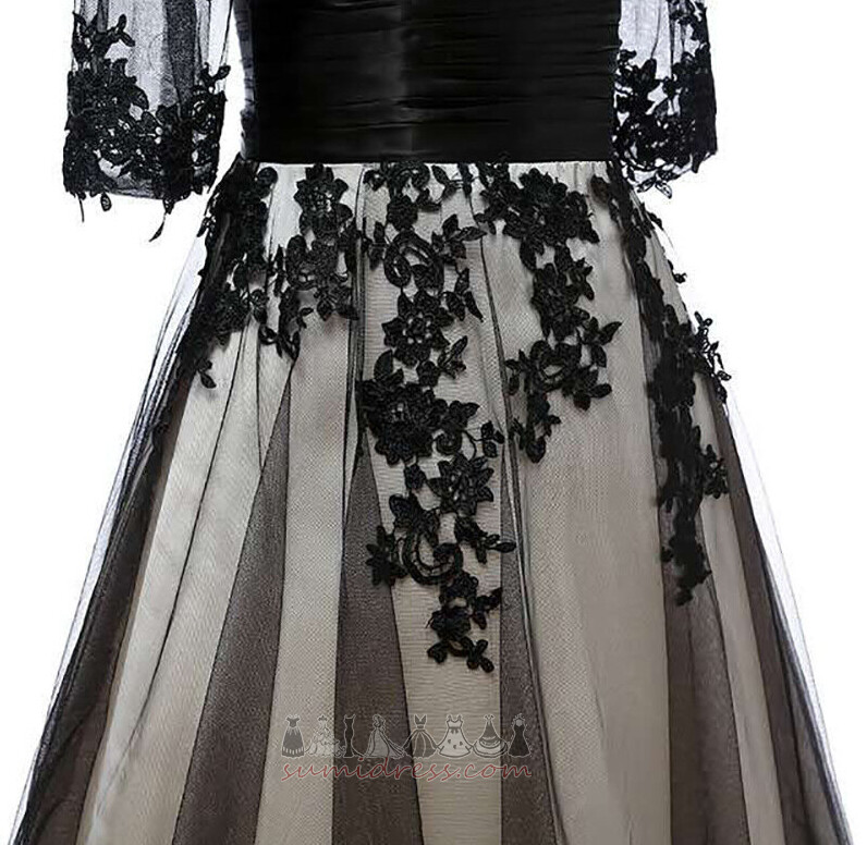 Glamorösa Päron Spets-up Tyll försäljning A-linjeformat Aftonklänning