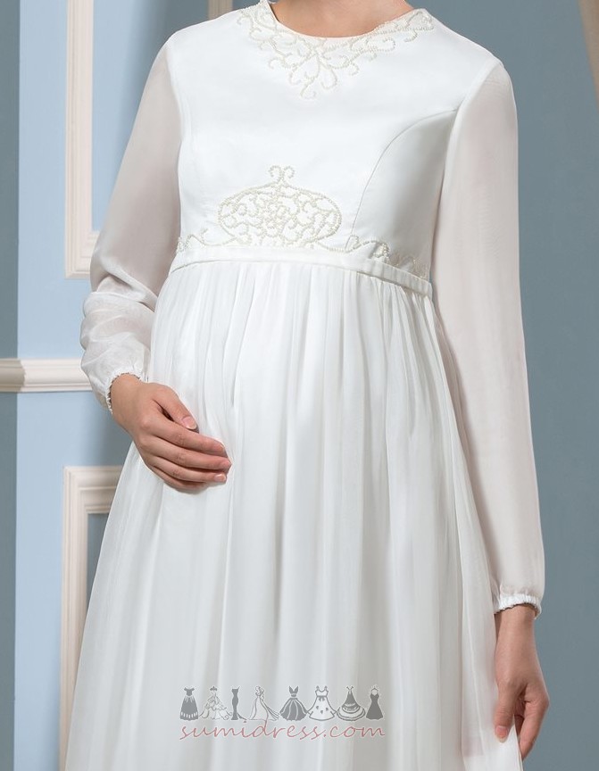 Imperium Barsel kjole kolmio vekki T-shirt ærmer Gulvet længde bryllup nederdel