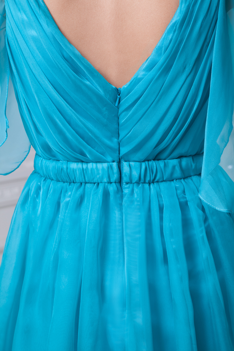 Jednoduchý Skládaný Krátký / Mini Střední záda Léto Skládaný živůtek Homecoming šaty