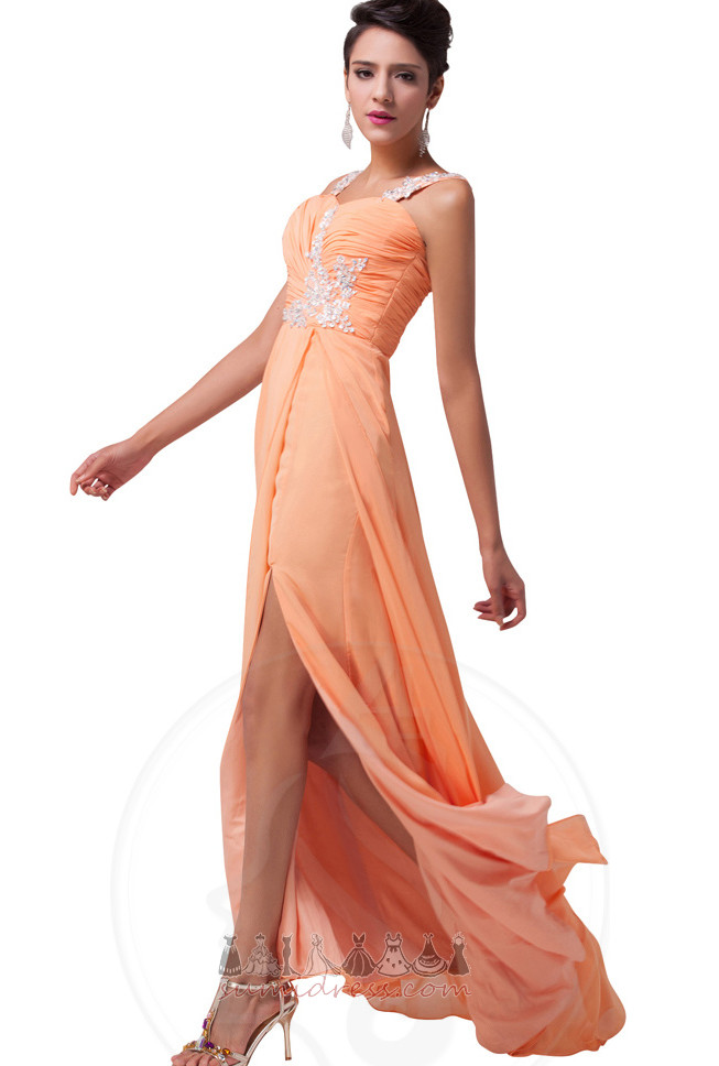 Jednostavan Proljeće Šifon Zabava Dugo Crta Stranka haljina