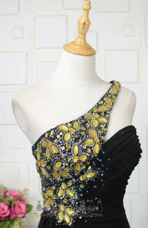 Jewel Bodice Backless Starry Long Chic A-Line Evening Dress