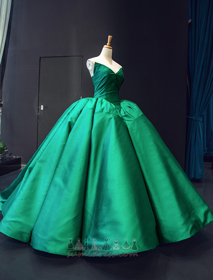 Katedrāles vilcienu Kroku ņieburs Piepampusi Piedurknēm Liela izmēra Prom kleita