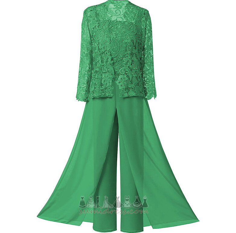 Kolmveerand varrukad Aastakäik Hüppeliigese pikkus Sügisel Sifonki püksid ülikond kleit