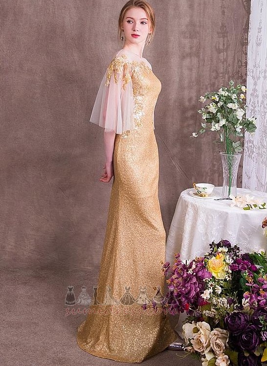 Kratkim rukavima Kat Duljina Off ramena Elegantan Zatvarač Crta Večernje haljina