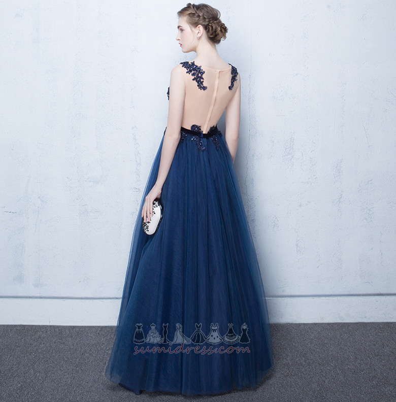 Lace Lace Overlay Zipper Up Beading Elegant Ankle Length Evening Dress