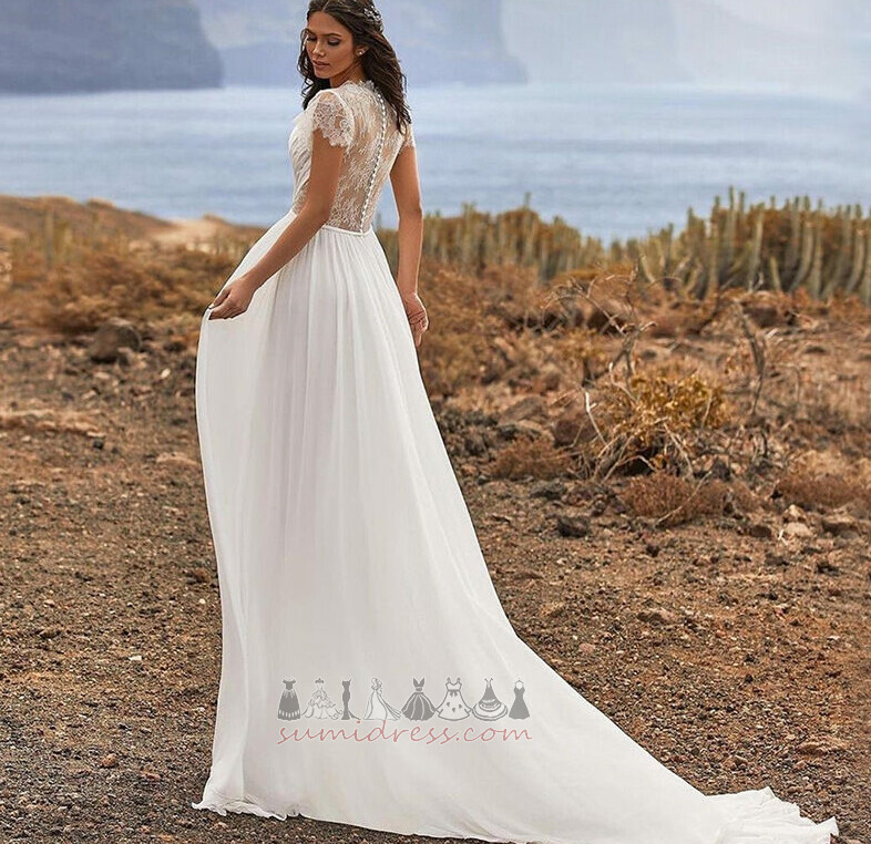 Lace Long Sale Lace Inverted Triangle A-Line Wedding Dress