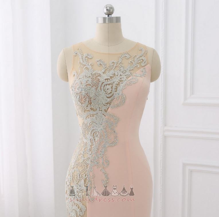 Lace Medium Gulvet længde Bold Forgaffel nederdel Havfrue Aften kjole