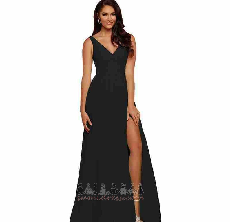 Lace-up Spring Floor Length Natural Waist Ball Front Slit Evening gown