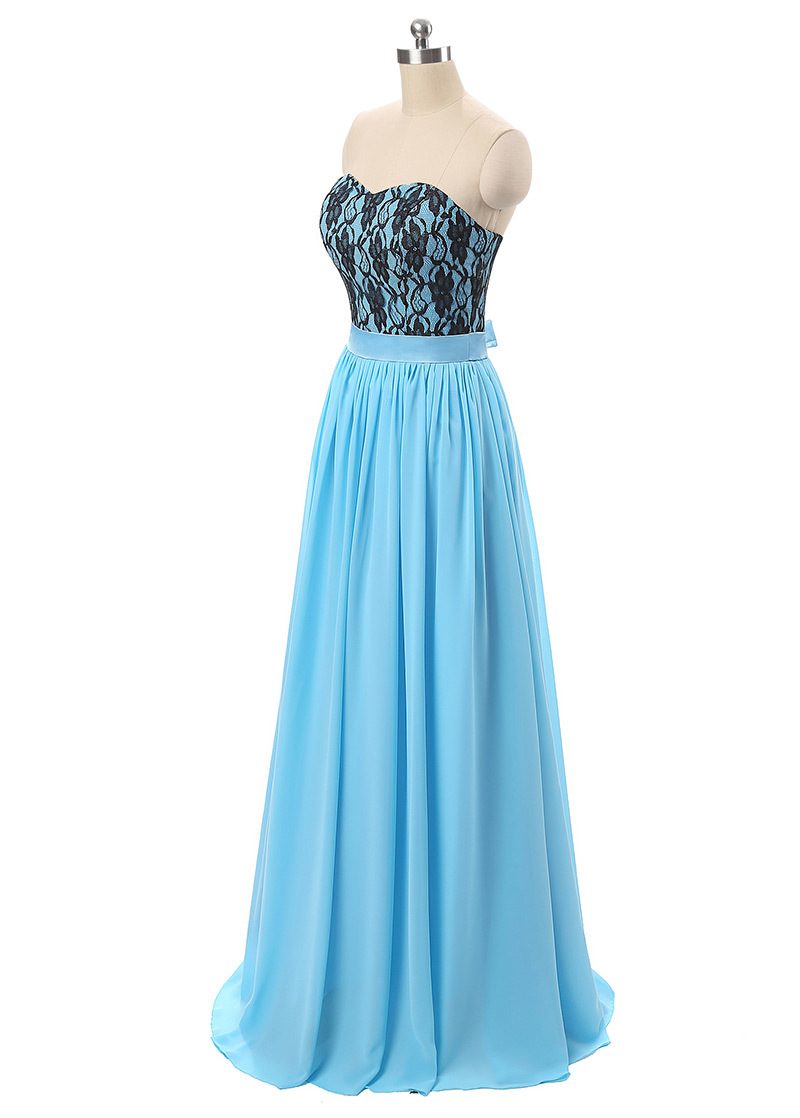 Lace Zipper Floor Length Lace Summer A-Line Bridesmaid Dress