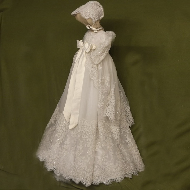 Lantern High Covered Natural Waist Medium Long Jewel Little girl dress