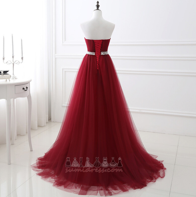 Ljubica Multi Layer Dolga Zapertlati Črte Tila Maturantske obleko