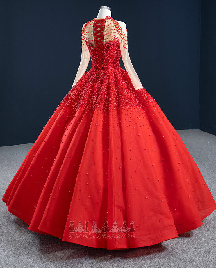 луксозен Бижу Бижу ударения елече Кантоване Дантела-нагоре Средно сватбена рокля