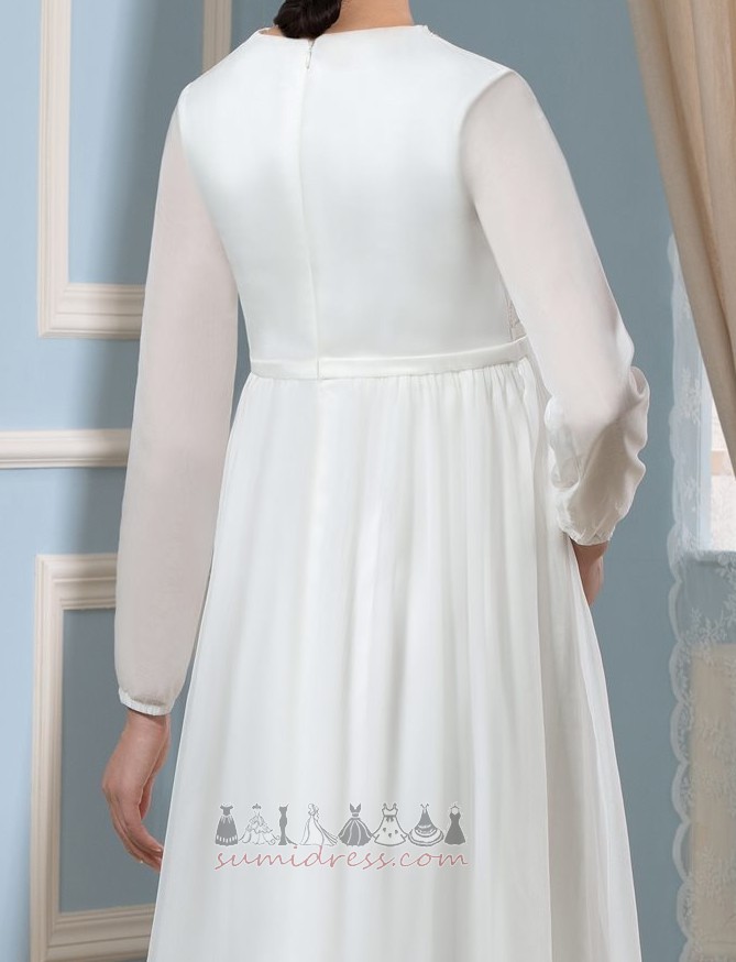 Maternity Empire Triangle pleat Formal Floor Length T-shirt Wedding Dress