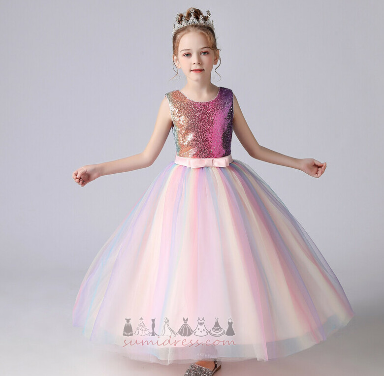 Medium Ankle Length Voile A Line Sale Zipper Up Flower Girl gown