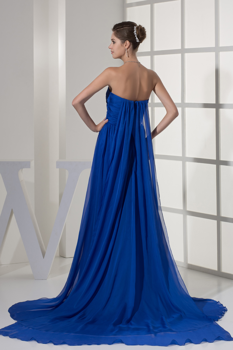 Medium Empire Floor Length Simple Sweetheart Empire Waist Evening gown