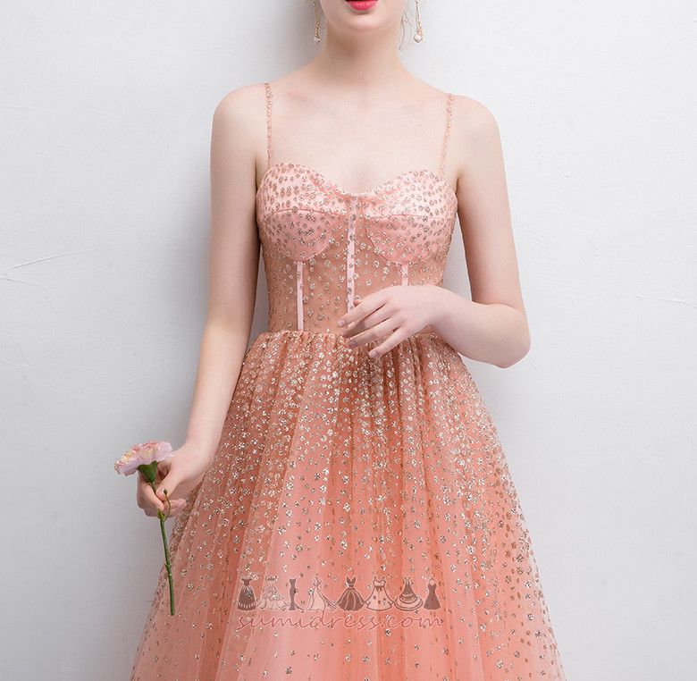 Medium Party Zipper Up Natural Waist Sweetheart Tulle Prom Dress