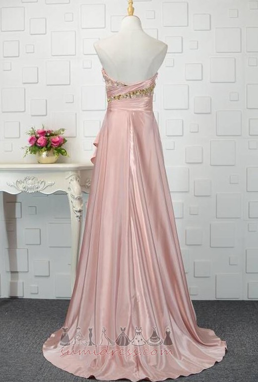 Mid Back Luxurious Sleeveless Spring A-Line Natural Waist Evening gown