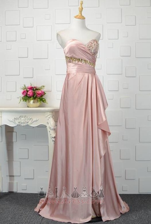 Mid Back Luxurious Sleeveless Spring A-Line Natural Waist Evening gown
