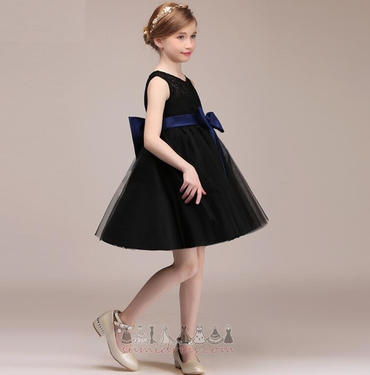 μικρό κορίτσι φόρεμα Α-Γραμμή Κλειδαρότρυπα πίσω Εμφάνιση / Απόδοση Μέχρι το Γόνατο