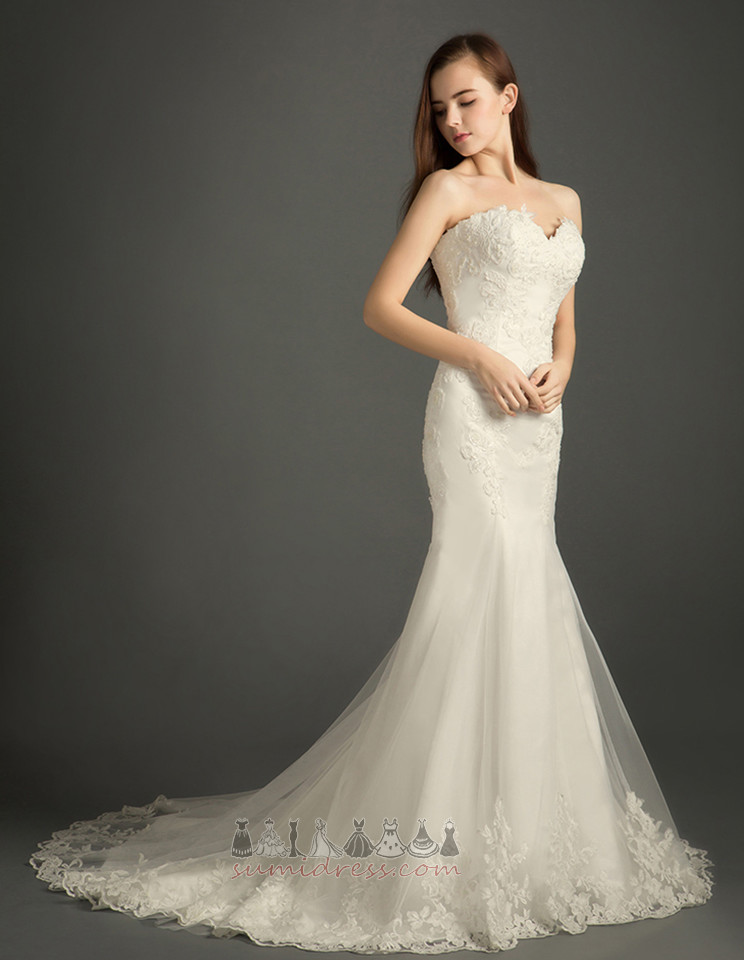 Мереживо Overlay зал потовщення мереживо природні Талія формальний Весільна сукня