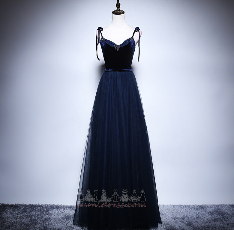 Natural Midje Uten Ermer A-formet Profilering Sweetheart Hals kvelds kjole
