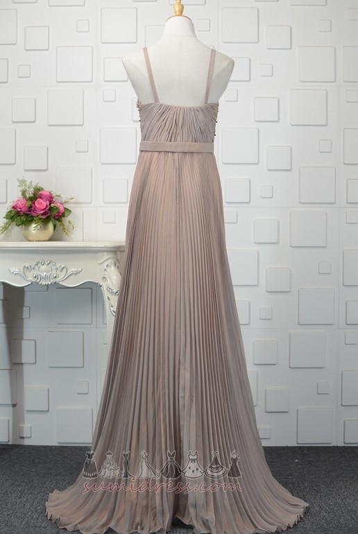 Natural Waist Accented Bow Spring Sleeveless Floor Length Backless Evening Dress