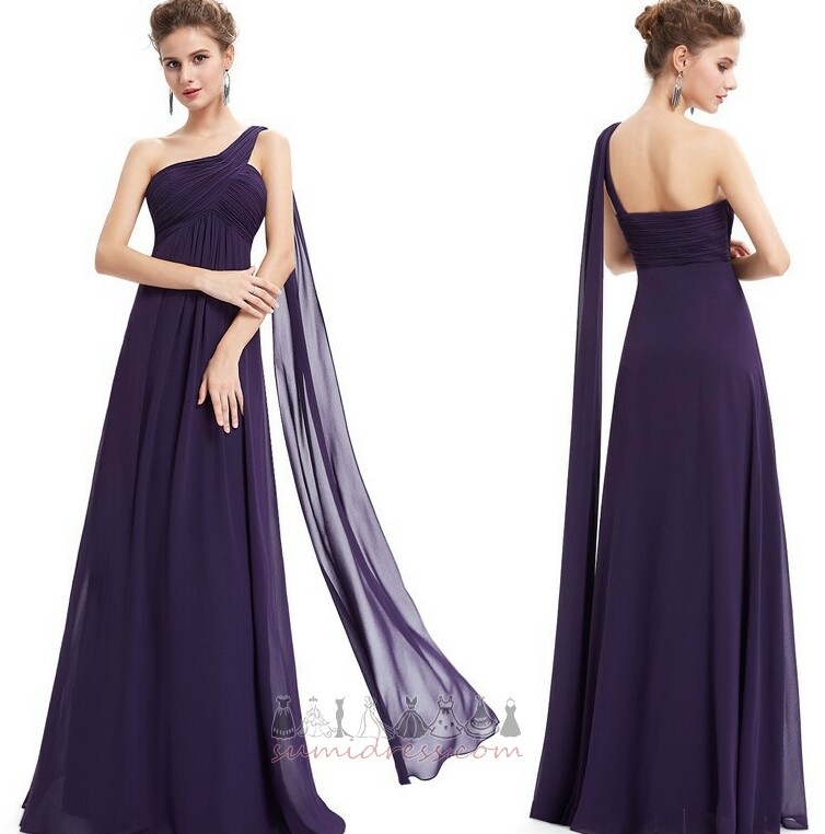 Natural Waist Chiffon Sleeveless Draped A-Line Sale Evening Dress