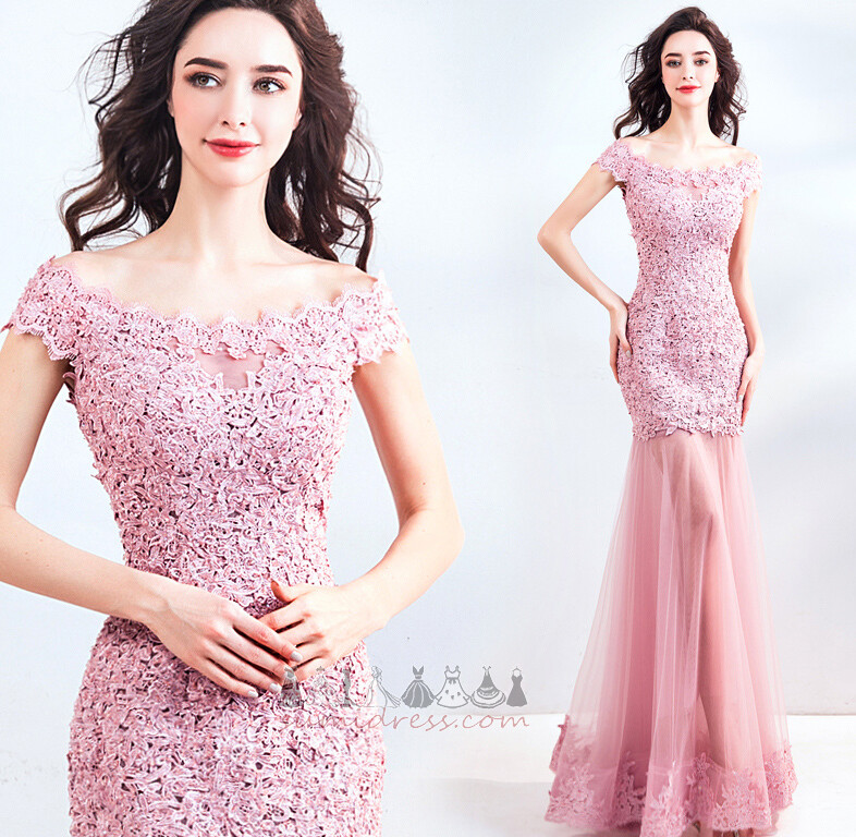 Natural Waist Lace Sleeveless Lace Overlay Scoop Medium Prom gown