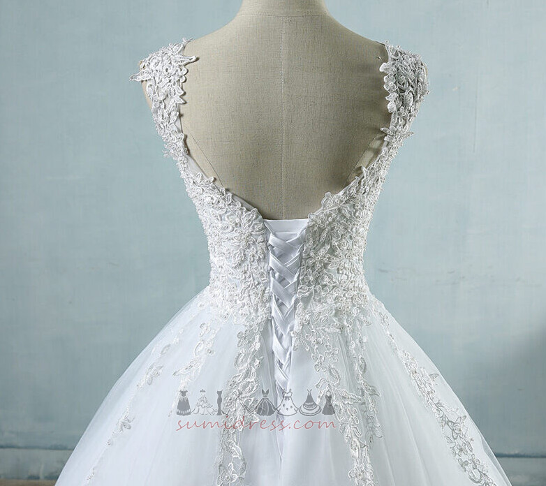 Nėriniai-up Oficialus pardavimas Linija Brangioji Žiemos Vestuvinė suknelė