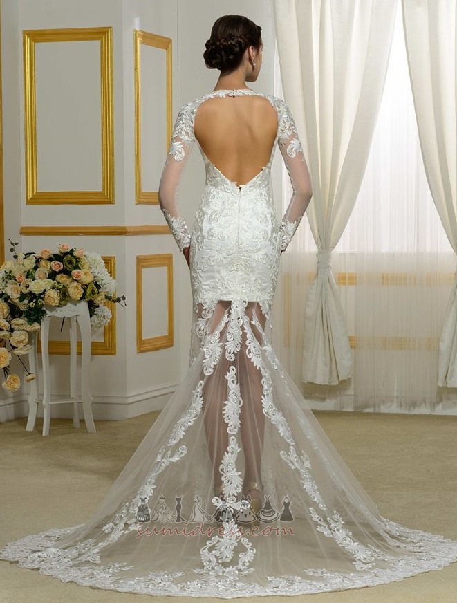 Невеста платье без спинки V-образным вырезом русалка треугольник складка Открытый