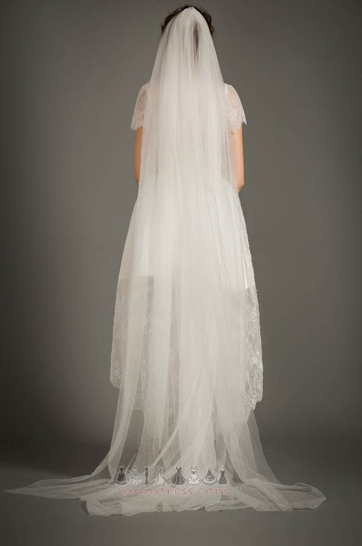 Невеста платье Кружевной оверлея драгоценность груша кружево Асимметричный Короткие рукава