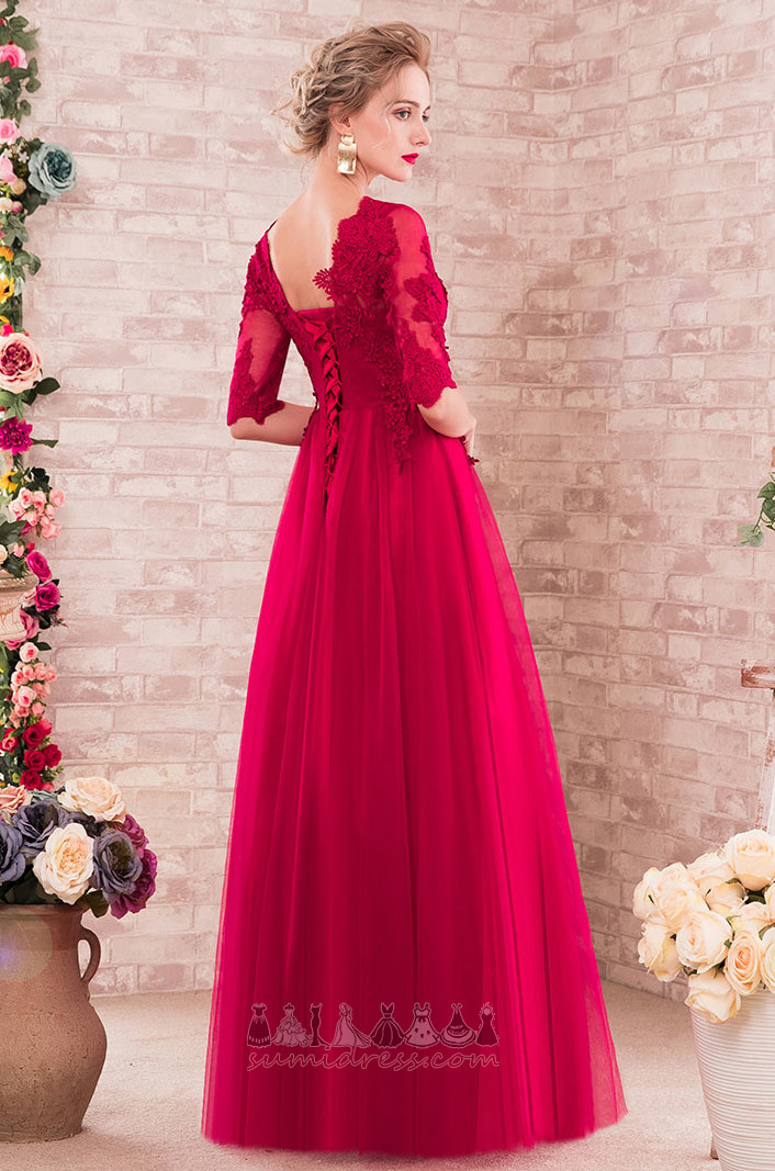 Невесты юбки Кружевной оверлея повязка элегантный тюль Половина рукава Вечеринка