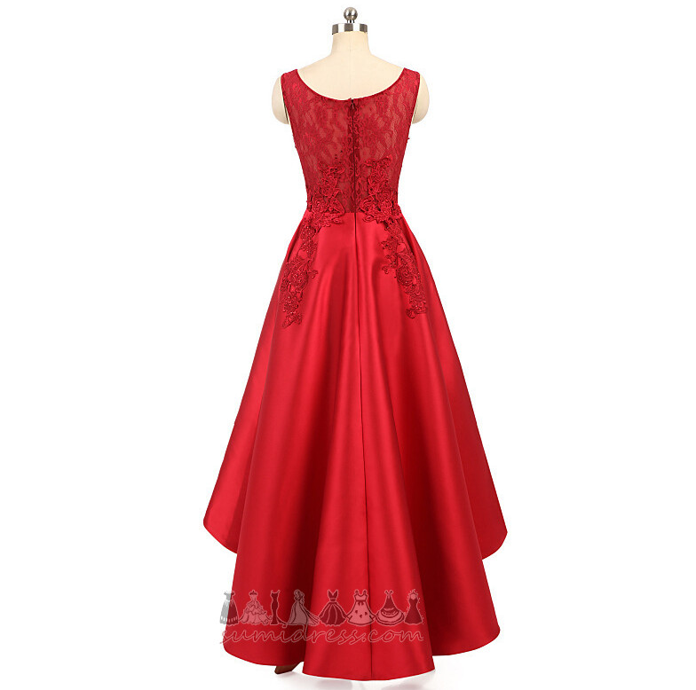 õun Aplikatsioon Pulmad Varrukateta Kõrge madal Elegantne Ballile kleit