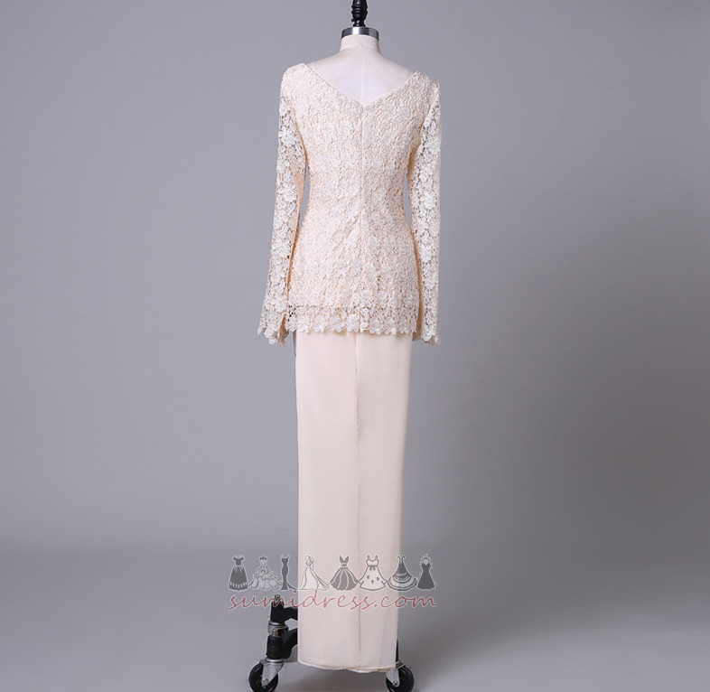 Pantaloni Costum rochie Talie naturale Triunghi inversat Dantela Primăvară Lungime de glezna