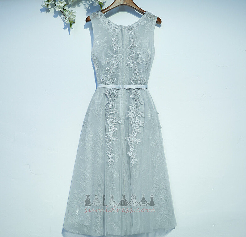 παράνυμφος φόρεμα Τούλι Μικροκαμωμένη Σέσουλα Φυσικό Λάγνος Αμάνικο