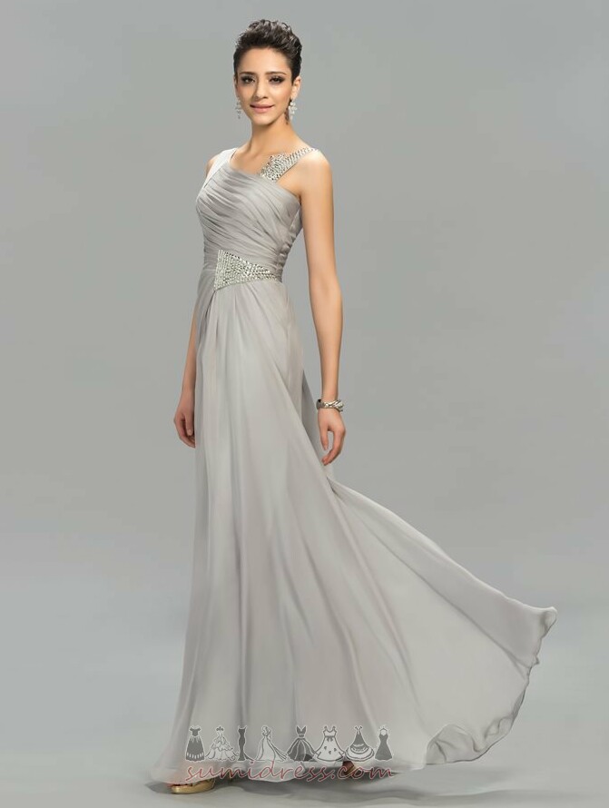 Päron Golv-längd Sopa Tåg Elegant Asymmetrisk Dragkedja Aftonklänning