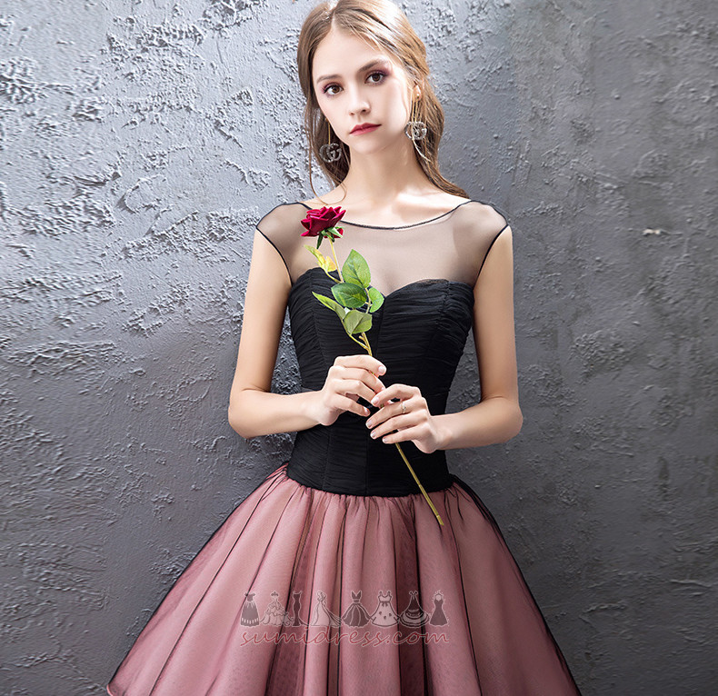 Party Ankle Length Natural Waist Elegant A-Line Multi Layer Prom Dress