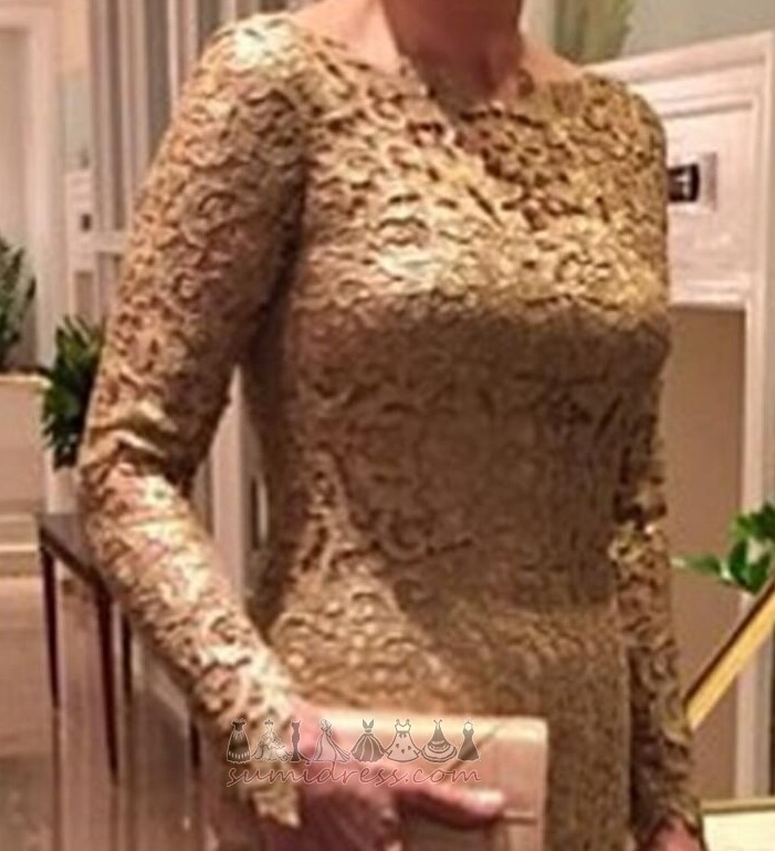 plačiu kaklu Grindų ilgis Vasaros Elegantiškas Iliuzija rankovėmis Nėriniai Motina suknelė