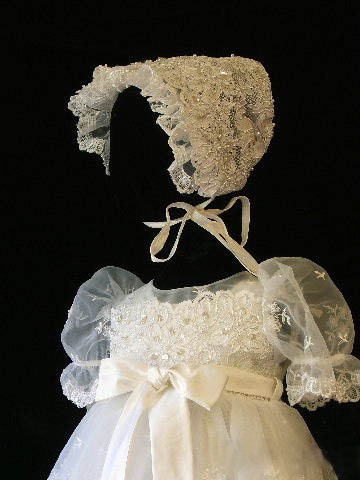 Платье девушки цветка длинный пуф рукава Высокий покрыты средний Природные Талия Короткие рукава