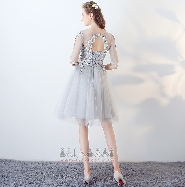 Платье невесты груша A-линия замочная скважина кружево Природные Талия Аппликации