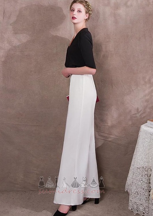 природні Талія Три чверті рукава V-подібним вирізом Елегантний літо Вечірні плаття