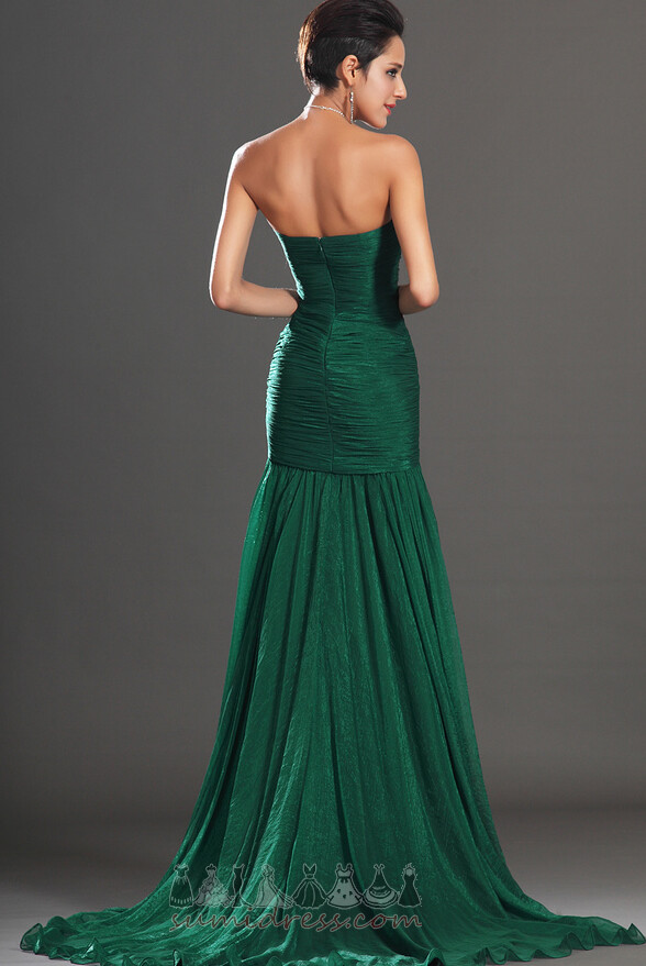 Rektangel juvelbesatte overdelen Sommer Stropløs Domstolen Train Havfrue Aften kjole