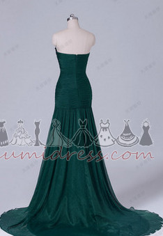 Rektangel juvelbesatte overdelen Sommer Stropløs Domstolen Train Havfrue Aften kjole