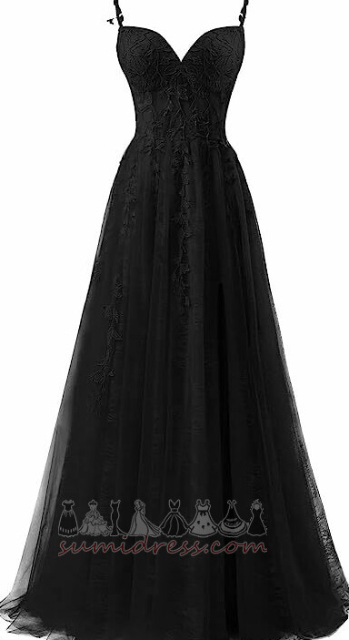 Robe de sortants longueur au sol Elégant Épaule Dégagée Fermeture éclair A-ligne