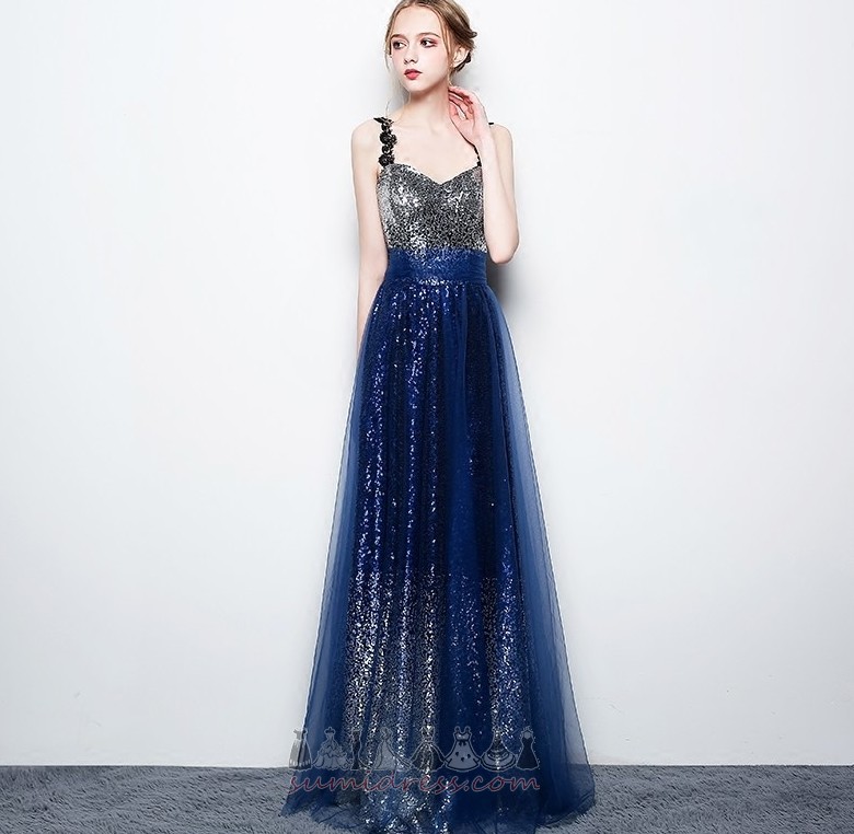 Rochie de bal Scânteie Lungime de glezna Paiete Primăvară Corsetul sequined
