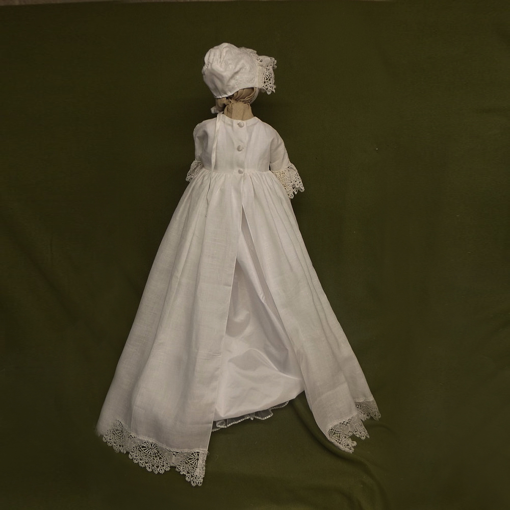 Rochie de floare fată Prințesă Talie naturale Butonul Bijuterie Jumătate mâneci Taftă