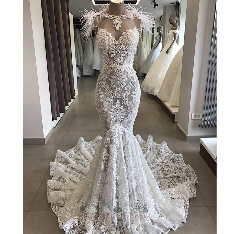 романтичан Природни Струк без рукава на отвореном Капела Воз зима Венчаница