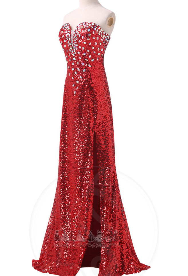 Sikning Naturlig Talje Gulvet længde A-linje Elegant Rygløs Fest kjole