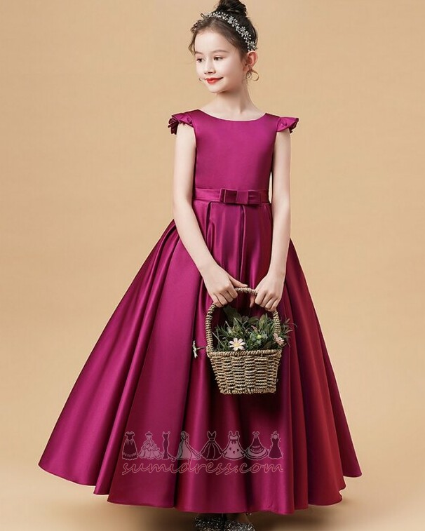 Skirt gadis bunga Papar / Prestasi Satu garisan Musim bunga Tanpa lengan Elegan